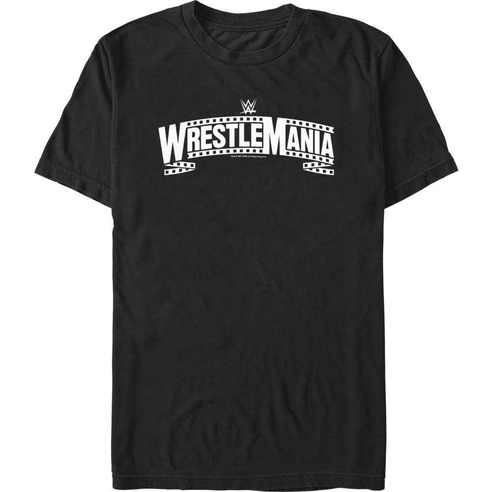 WWE WrestleMania 39 Filmstrip Logo T-Shirt, , hi-res