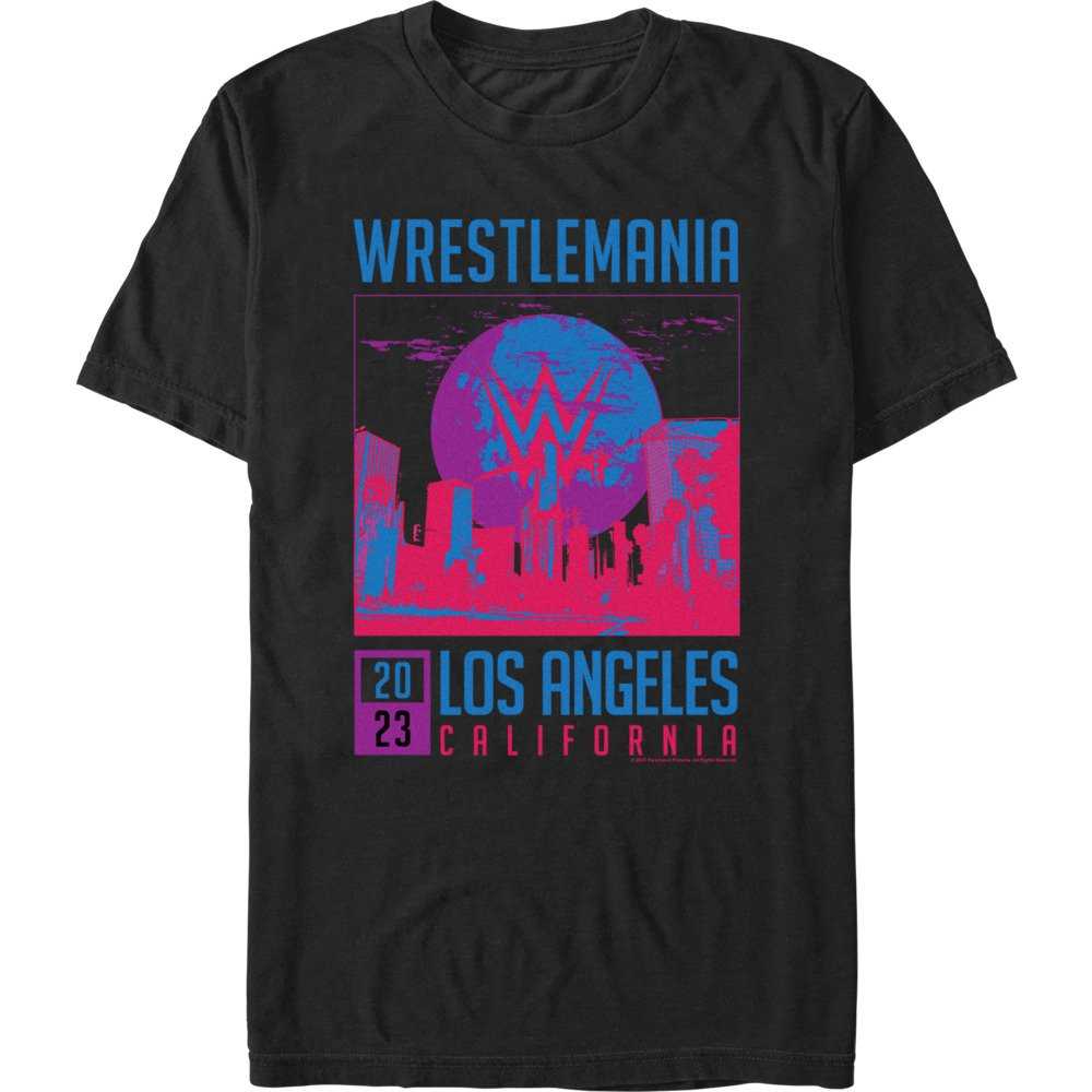 WWE WrestleMania 2023 Los Angeles Poster T-Shirt, , hi-res