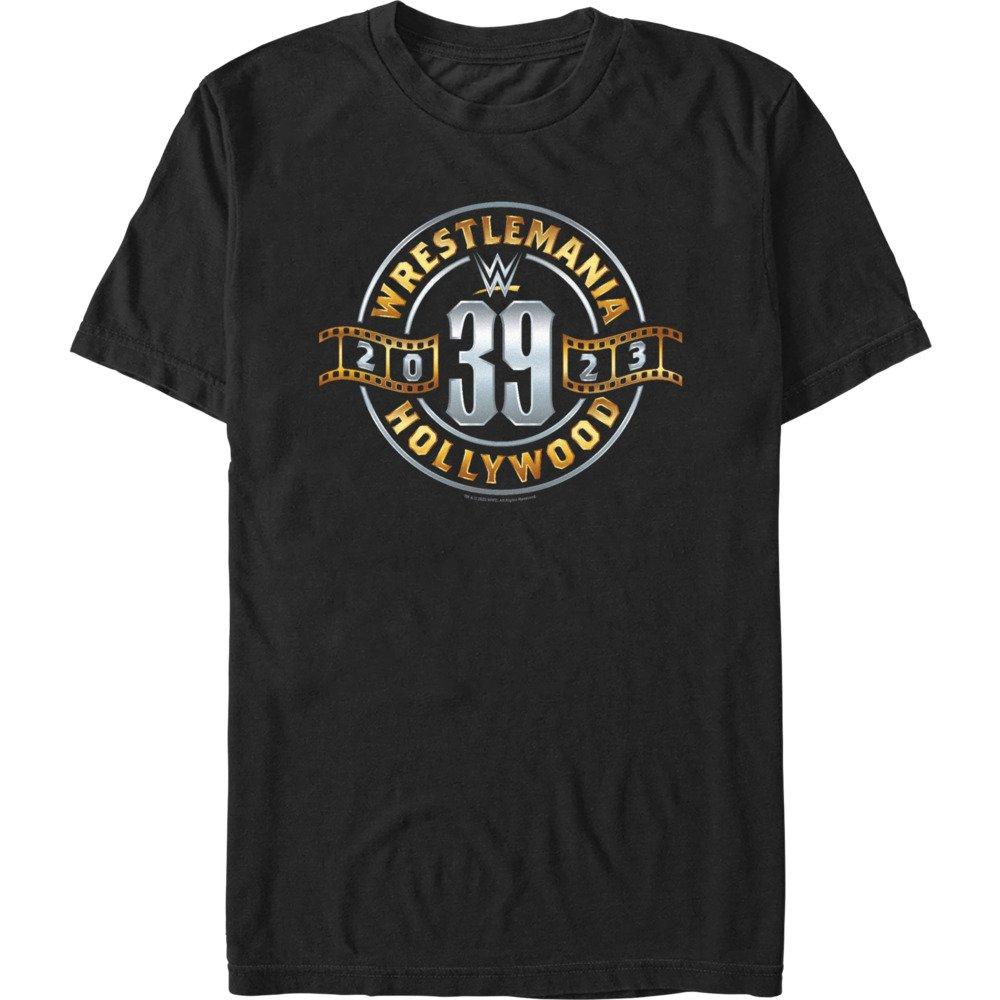 WWE WrestleMania 39 Hollywood Icon T-Shirt, BLACK, hi-res