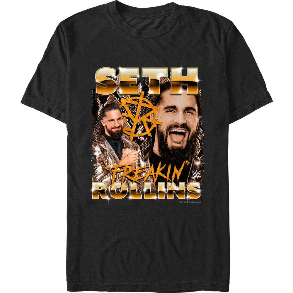 WWE Seth Freakin Rollins Collage T-Shirt, , hi-res