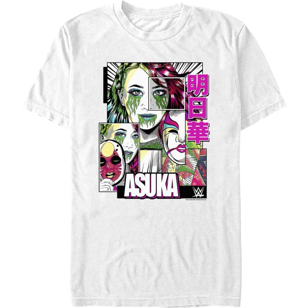 WWE Asuka Comic Book Style T-Shirt, WHITE, hi-res