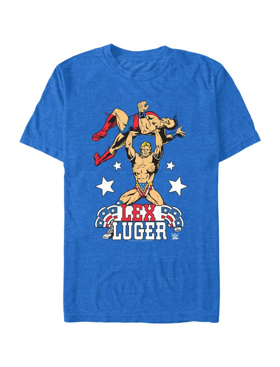 WWE Lex Luger Cartoon Style T-Shirt, ROY HTR, hi-res