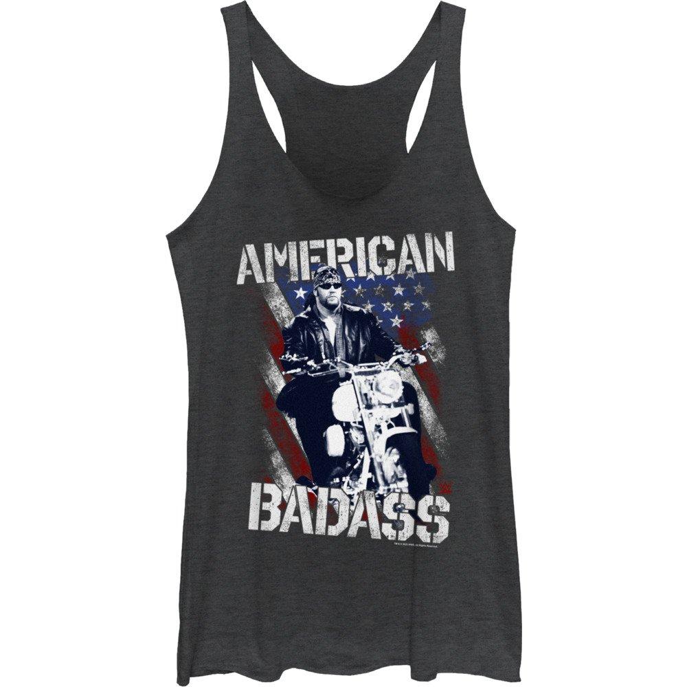 WWE The Undertaker American Badass Girls Tank, BLK HTR, hi-res