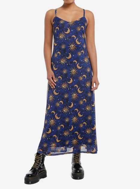 CELESTIAL CASCADE WOVEN MAXI DRESS main image 0
