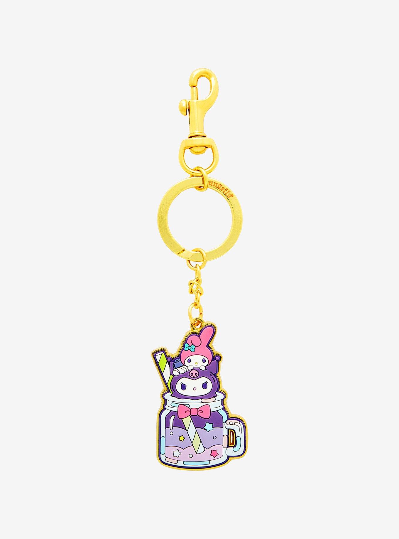 Sanrio Kuromi & My Melody Milkshake Keychain - BoxLunch Exclusive, , hi-res