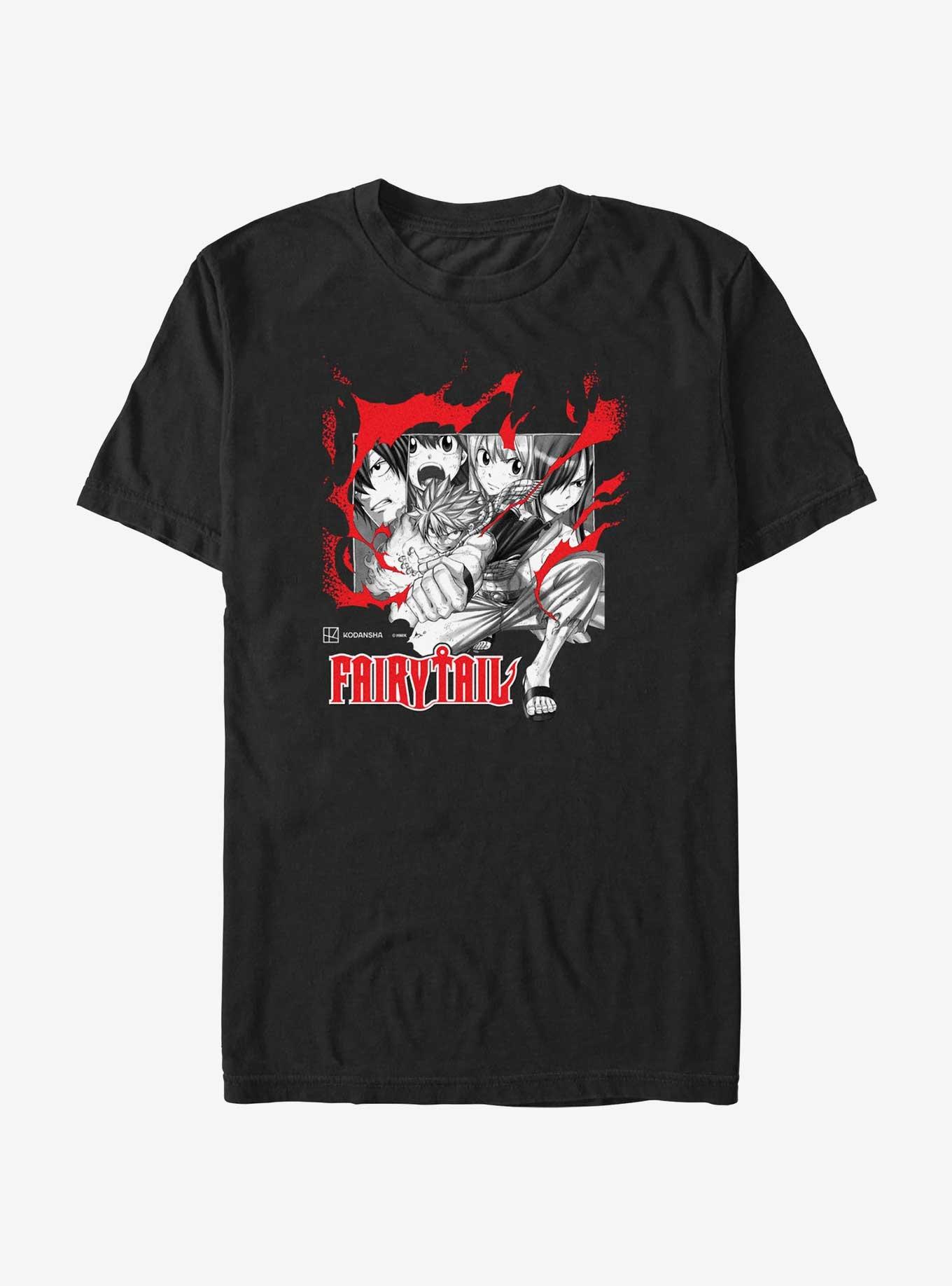 Fairy Tail Fairytail Blaze T-Shirt, BLACK, hi-res