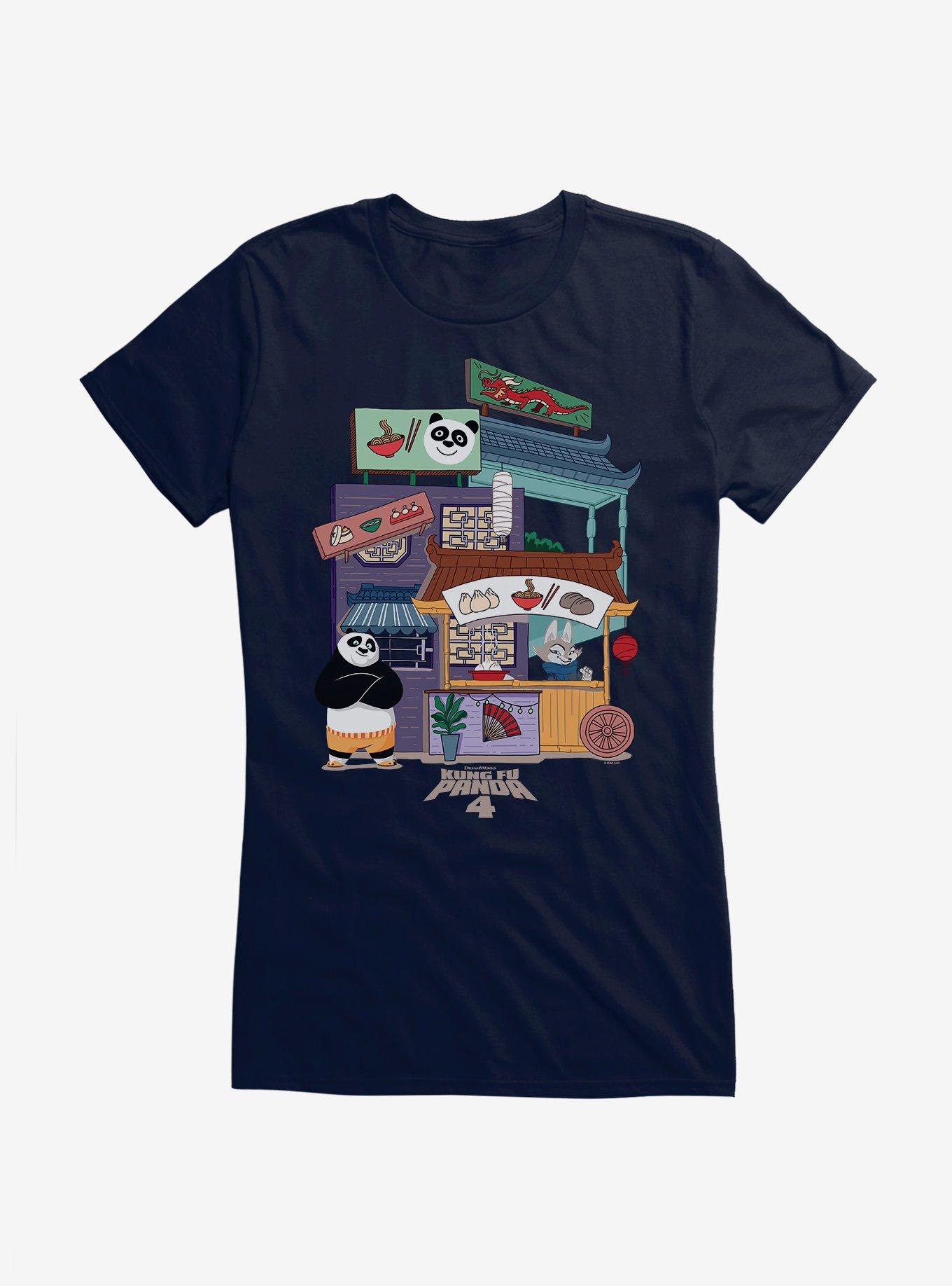 Kung Fu Panda 4 Street Cart Buffet Girls T-Shirt, , hi-res