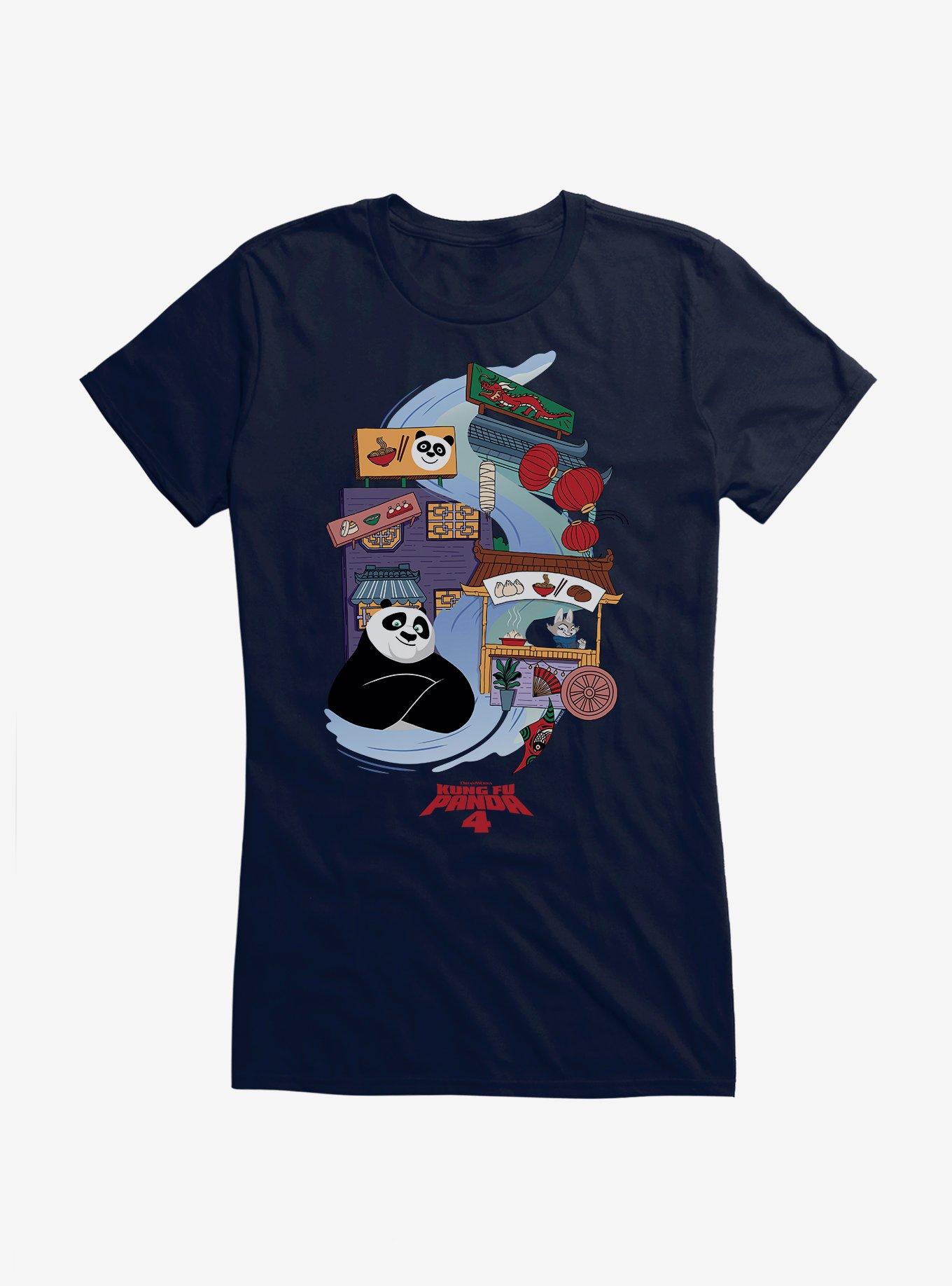 Kung Fu Panda 4 Street Food Girls T-Shirt, , hi-res