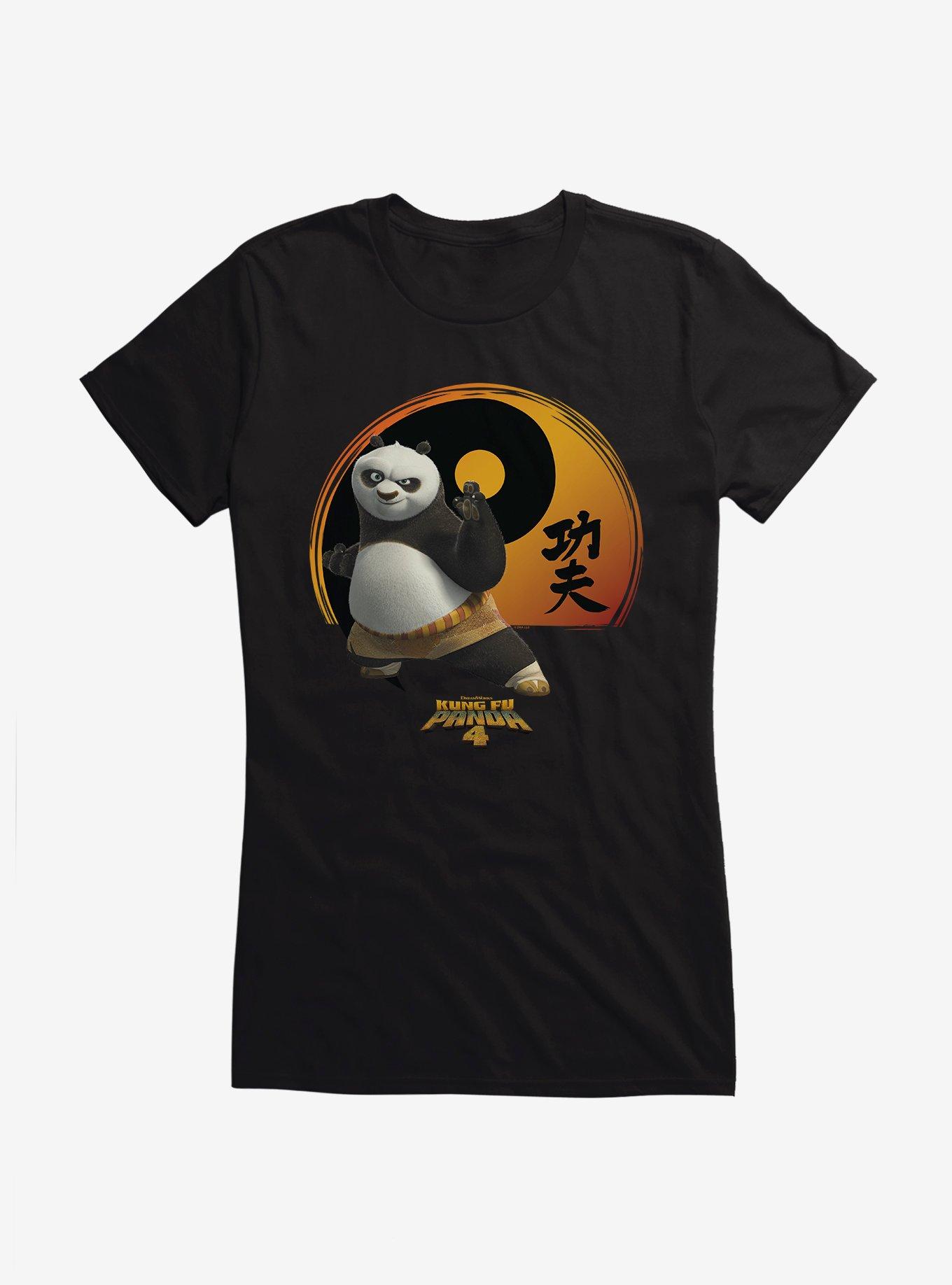 Kung Fu Panda 4 Yin And Yang Symbol Girls T-Shirt, , hi-res