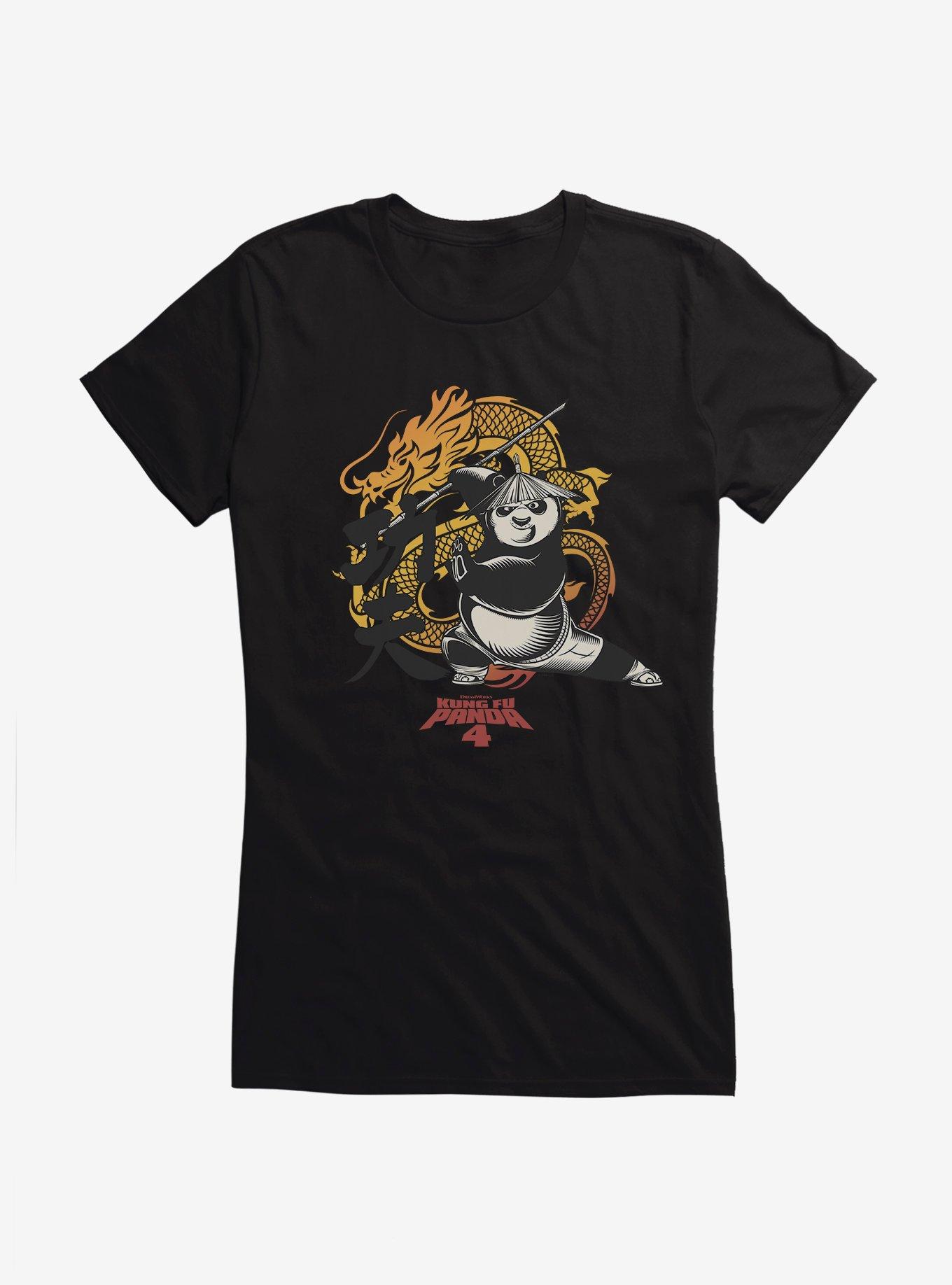 Kung Fu Panda 4 The Dragon Warrior Girls T-Shirt