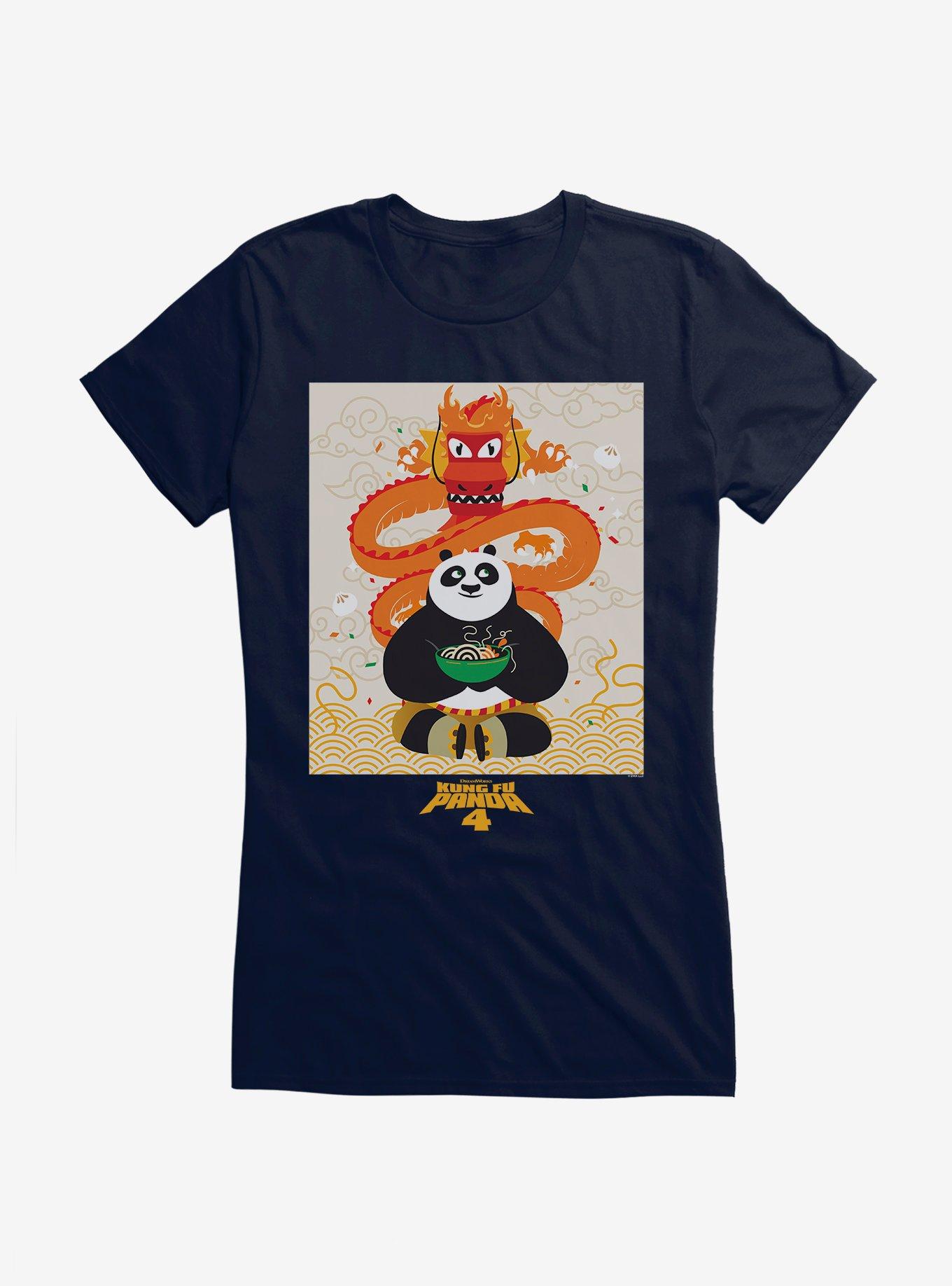 Kung Fu Panda 4 Noodles Girls T-Shirt, NAVY, hi-res