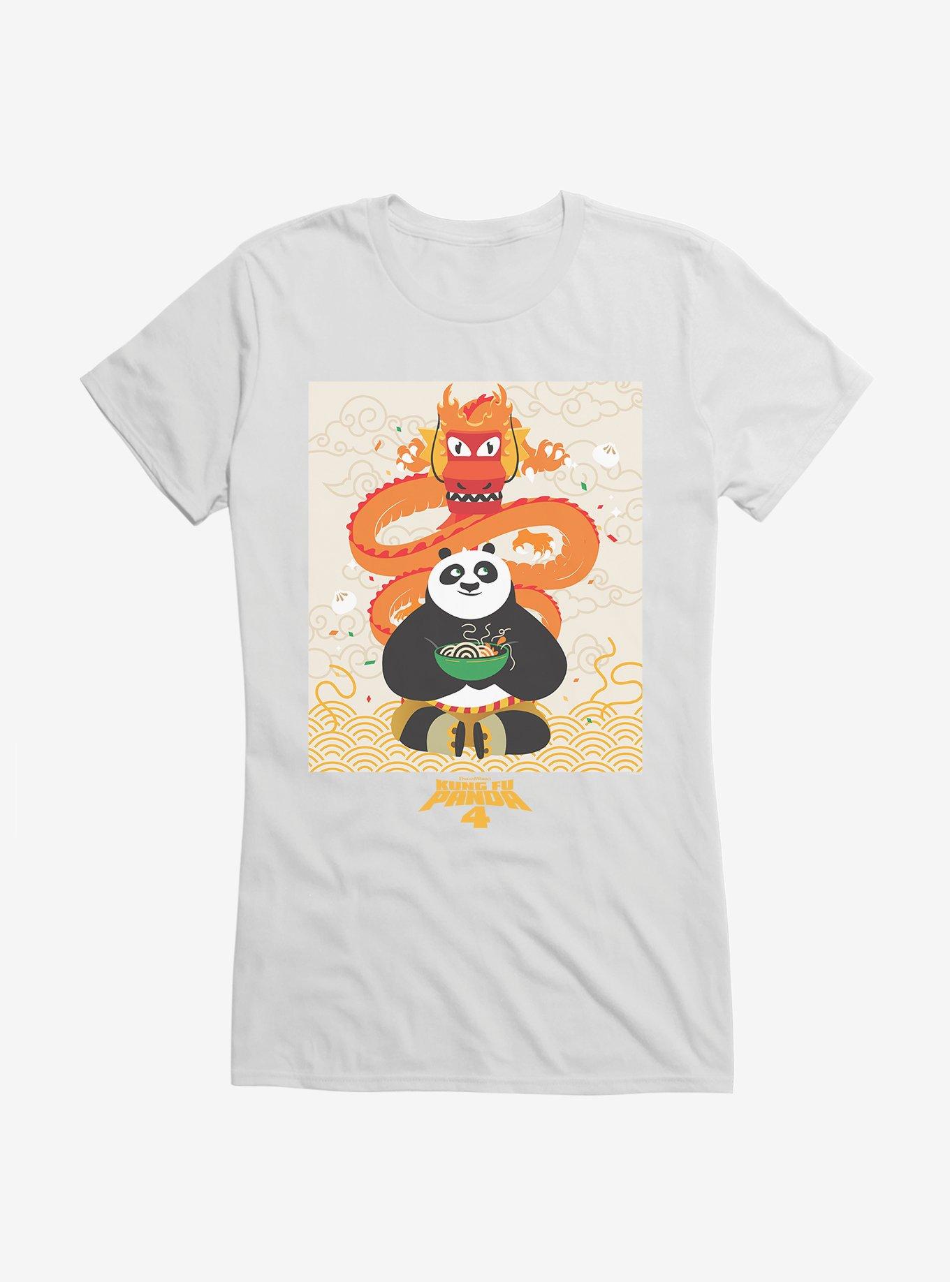 Kung Fu Panda 4 Noodles Girls T-Shirt, WHITE, hi-res