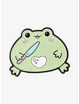 Frog Heart Knife Enamel Pin By Sugarhai, , hi-res