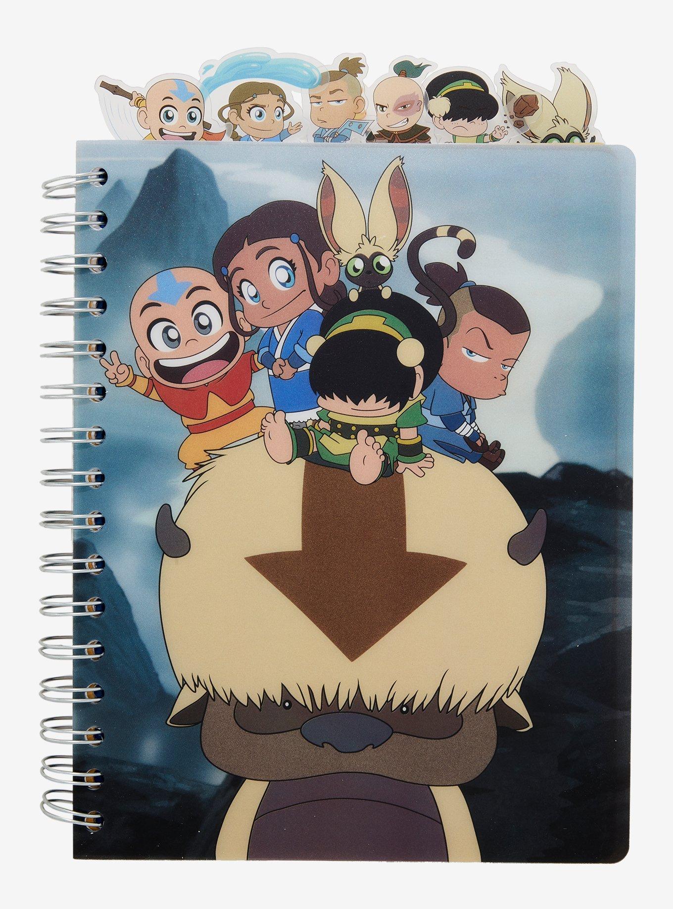 Avatar: The Last Airbender Aang and Friends Tab Journal — BoxLunch Exclusive, , hi-res