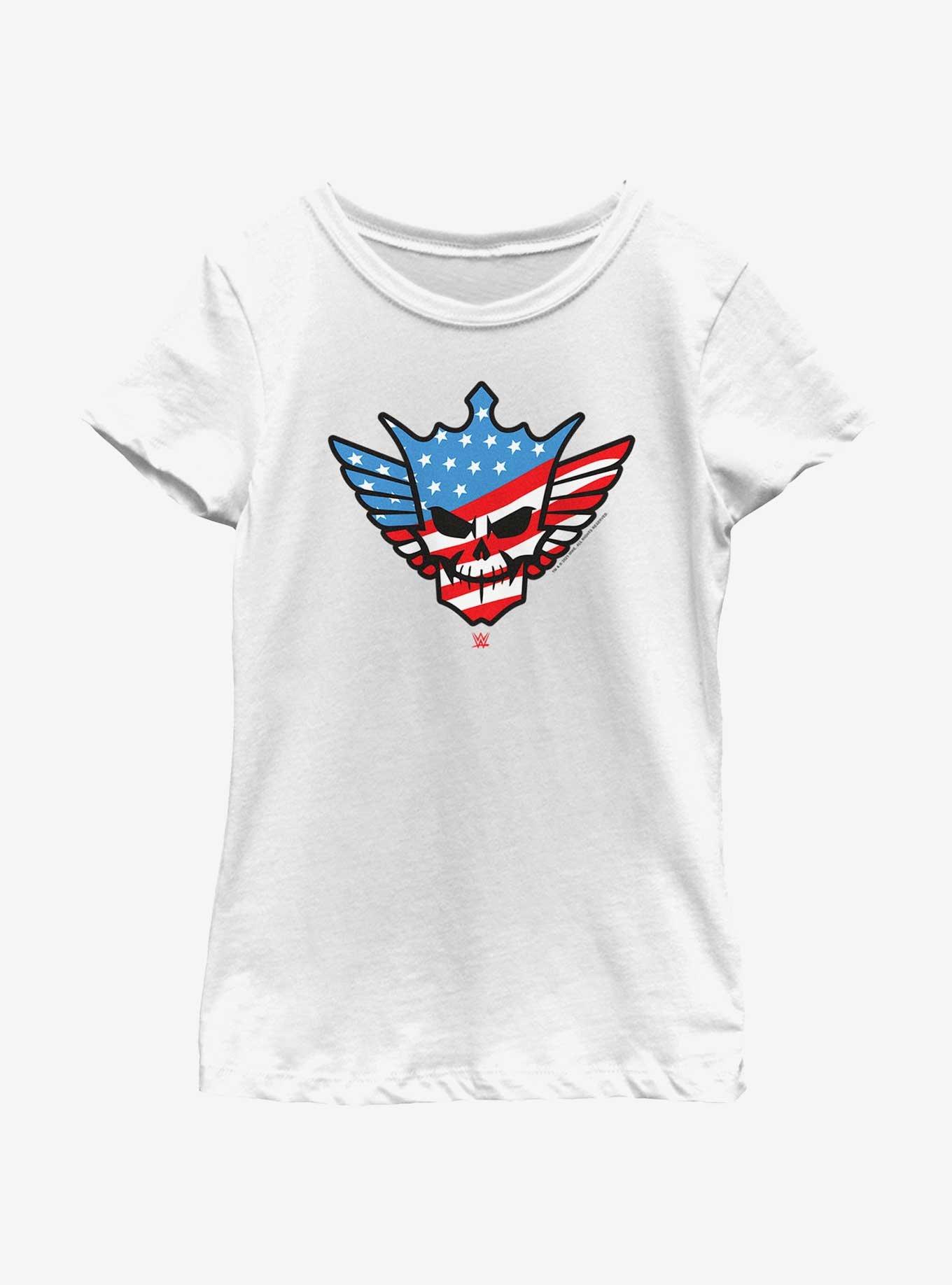 WWE Cody Rhodes American Nightmare Skull Youth Girls T-Shirt