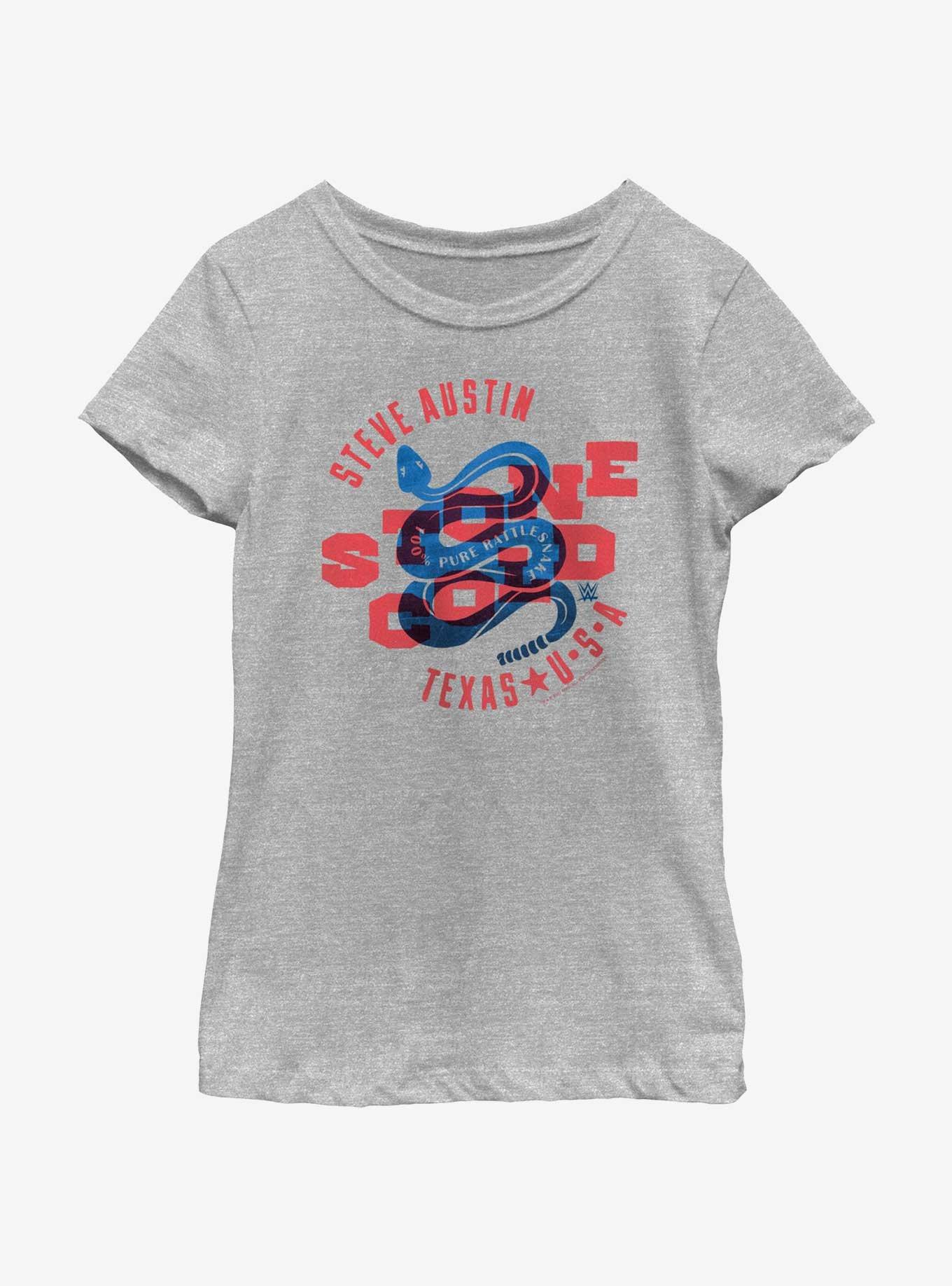 WWE Stone Cold Steve Austin Rattlesnake Youth Girls T-Shirt