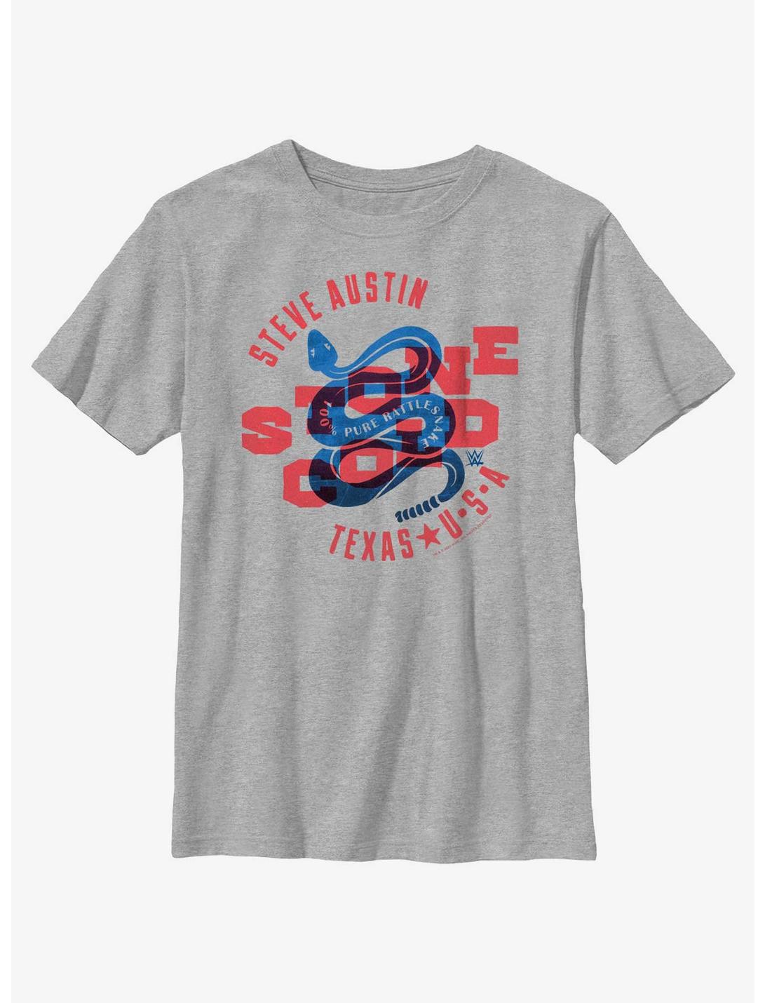 WWE Stone Cold Steve Austin Rattlesnake Youth T-Shirt, ATH HTR, hi-res