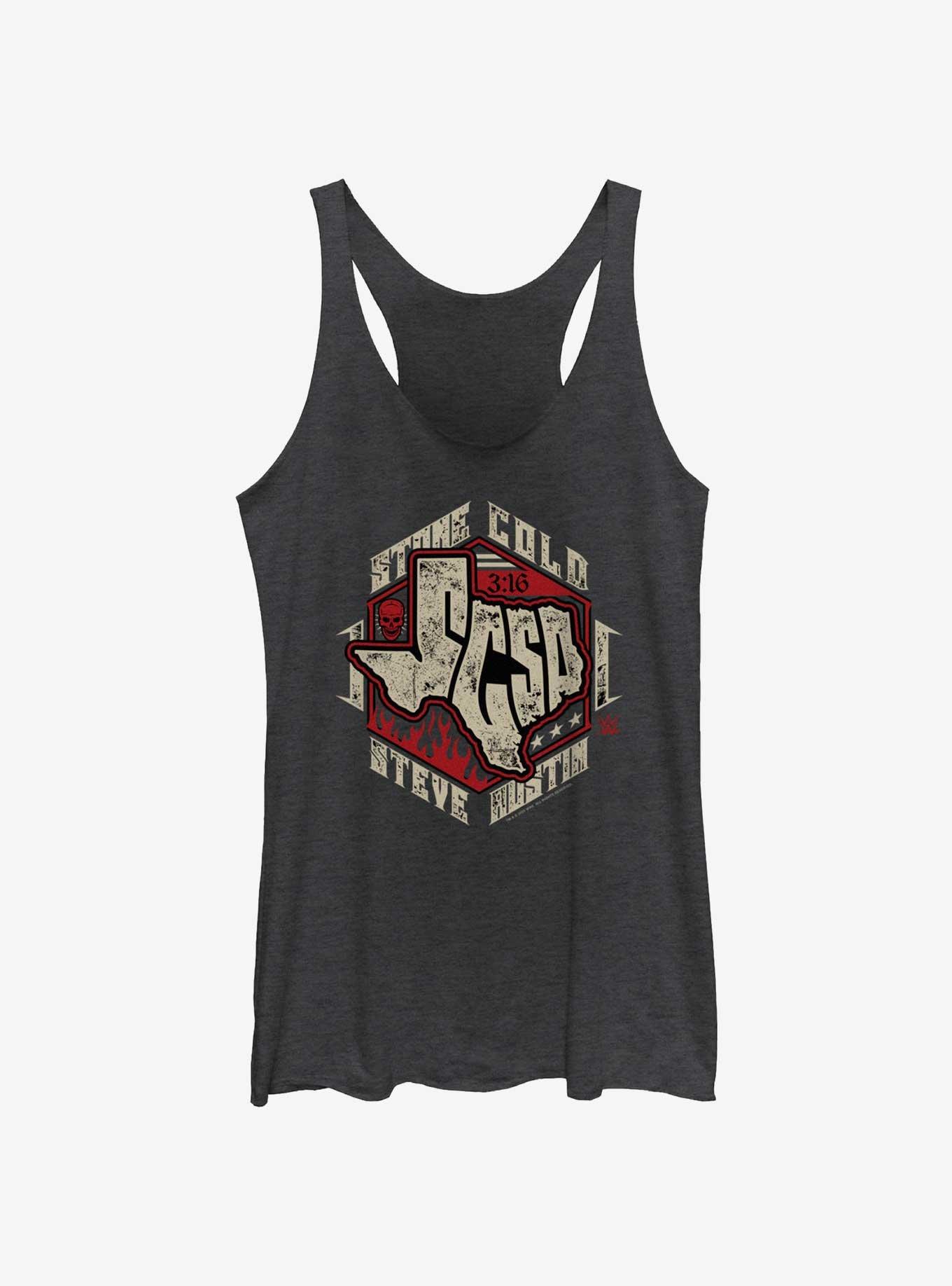 WWE Stone Cold Steve Austin Texas Logo Womens Tank Top