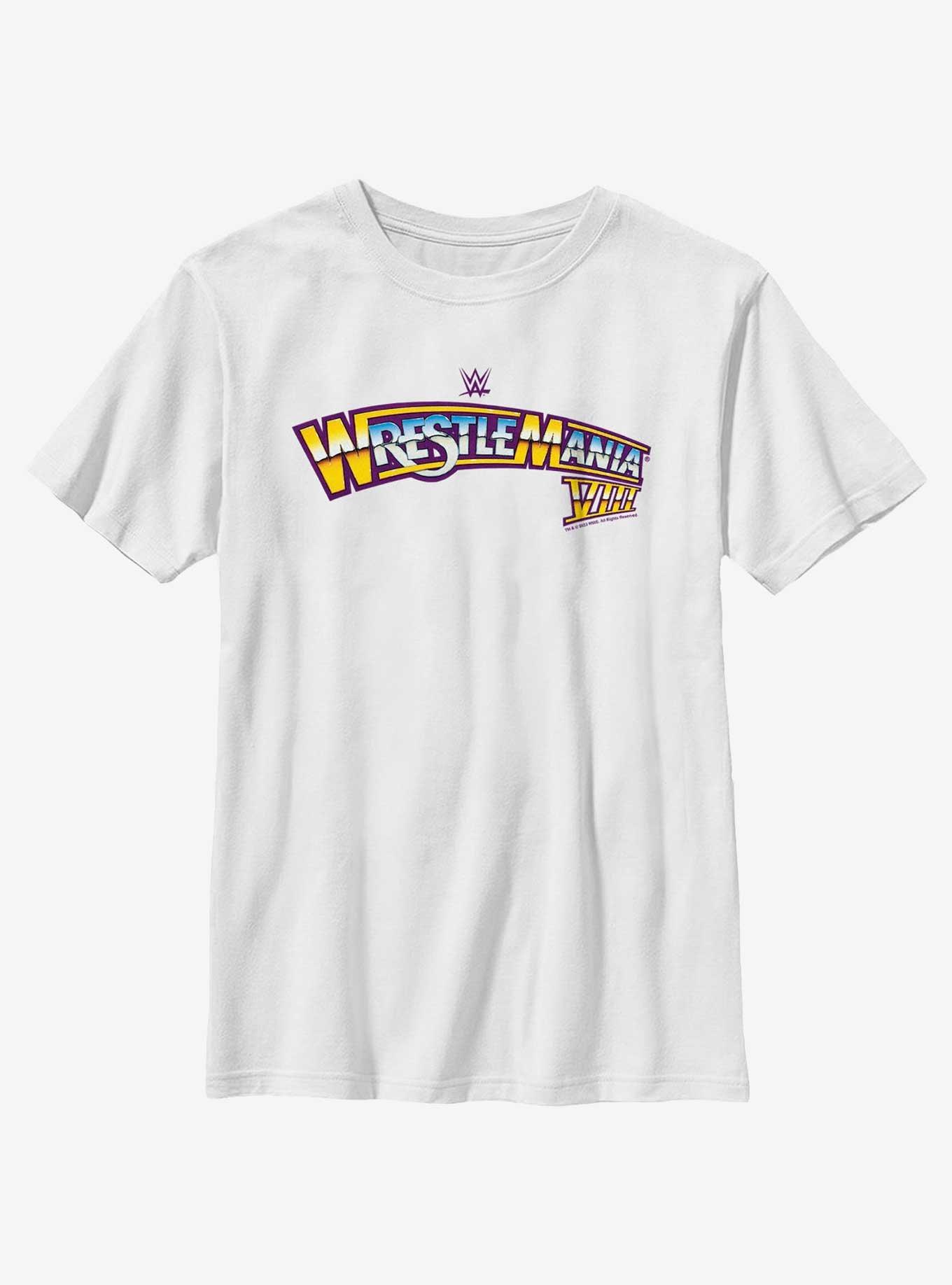 WWE WrestleMania VIII Logo Youth T-Shirt