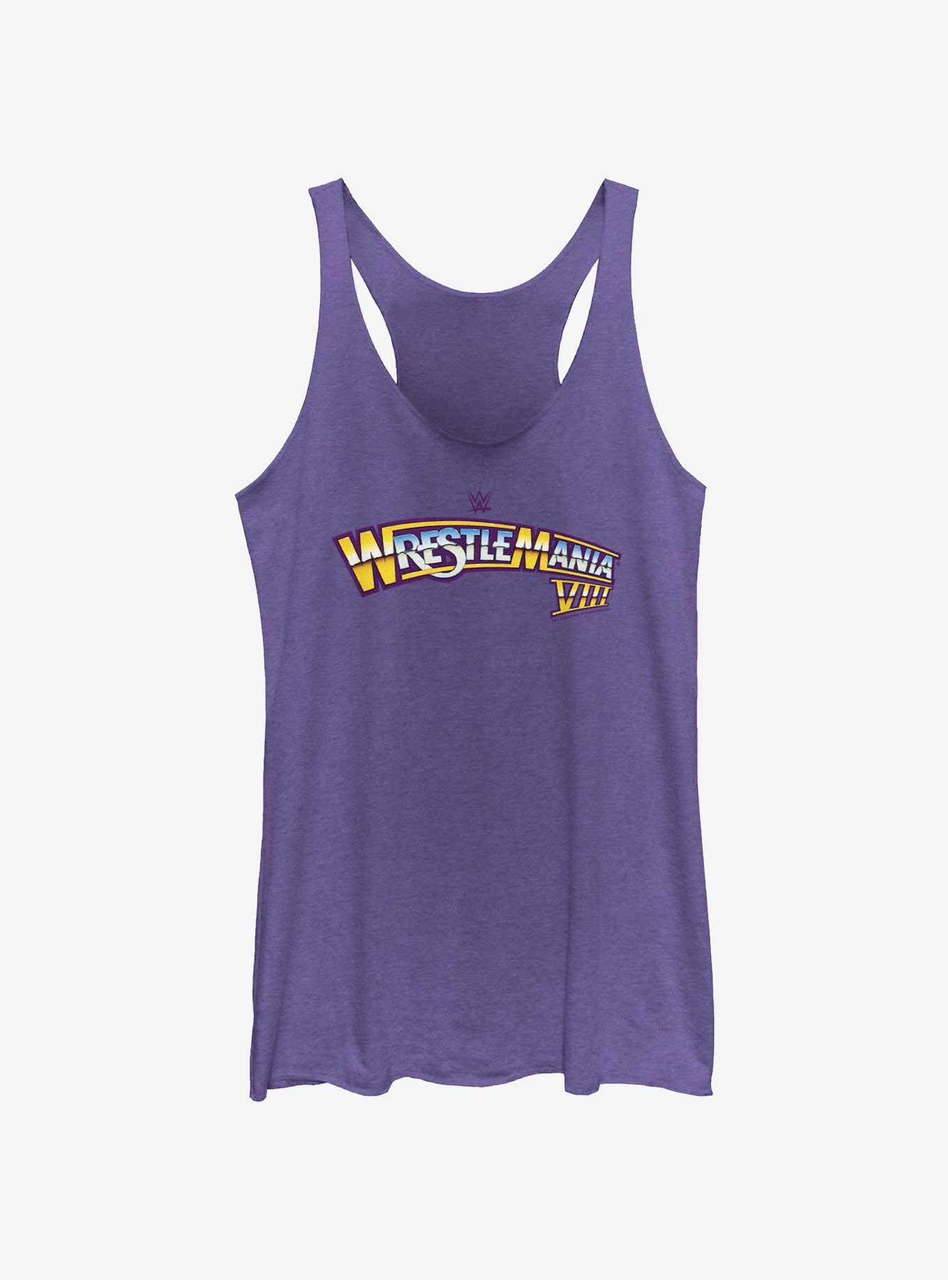 WWE WrestleMania VIII Logo Womens Tank Top