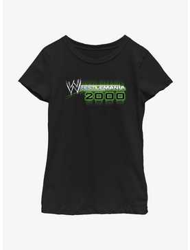 WWE WrestleMania 2000 Logo Youth Girls T-Shirt, , hi-res