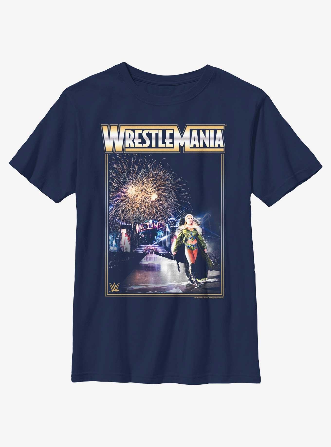 WWE Wrestemania Charlotte Flair Entrance Youth T-Shirt