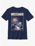 WWE Wrestemania Charlotte Flair Entrance Youth T-Shirt, NAVY, hi-res