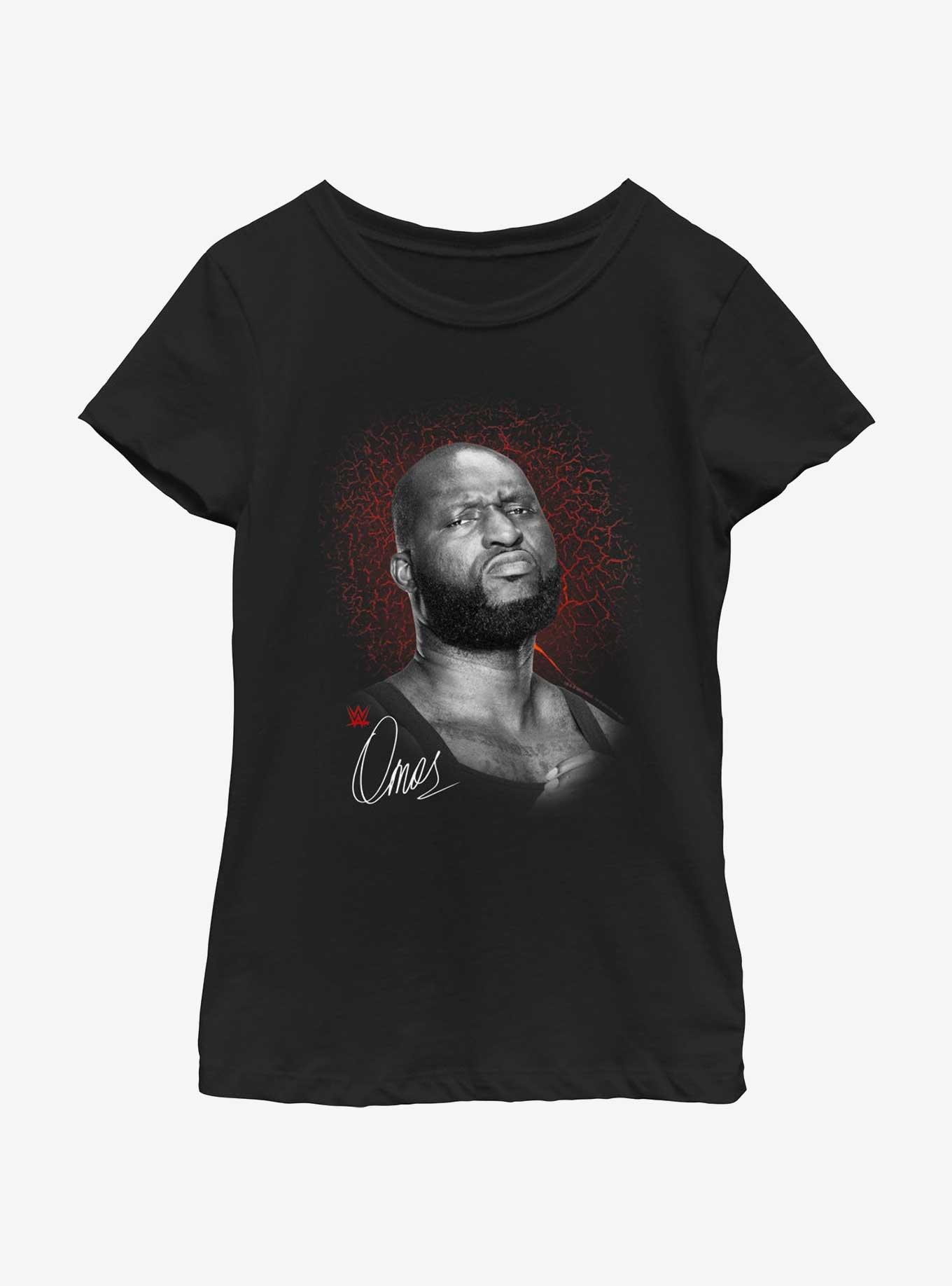 WWE Omos Portrait Youth Girls T-Shirt