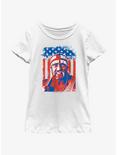 WWE Hulk Hogan Patriotic Youth Girls T-Shirt, WHITE, hi-res