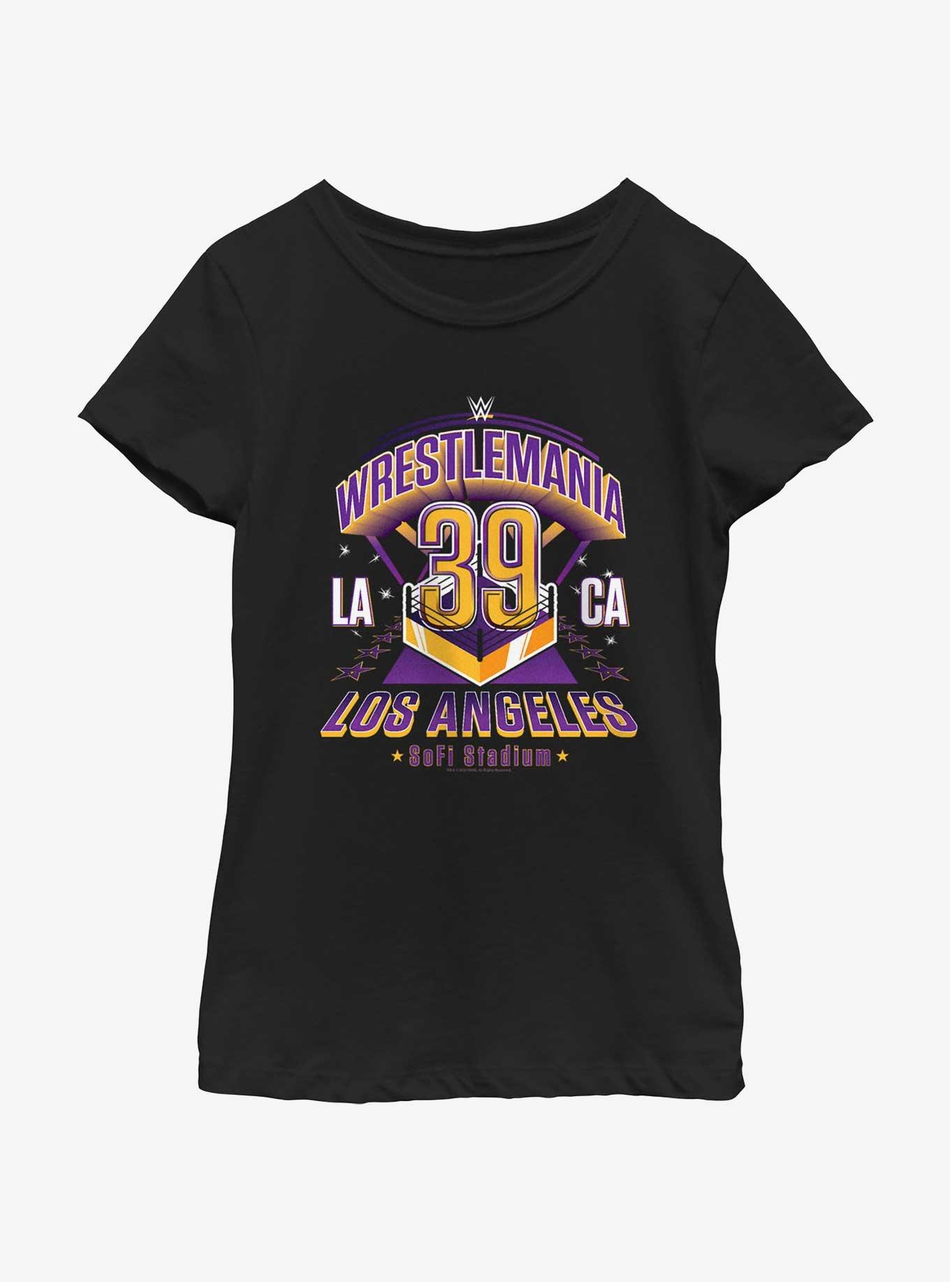 WWE WrestleMania 39 Los Angeles Youth Girls T-Shirt