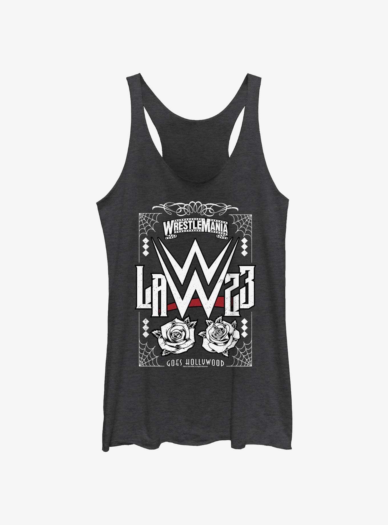 WWE WrestleMania 39 LA 23 Roses Womens Tank Top