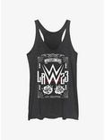 WWE WrestleMania 39 LA 23 Roses Womens Tank Top, BLK HTR, hi-res