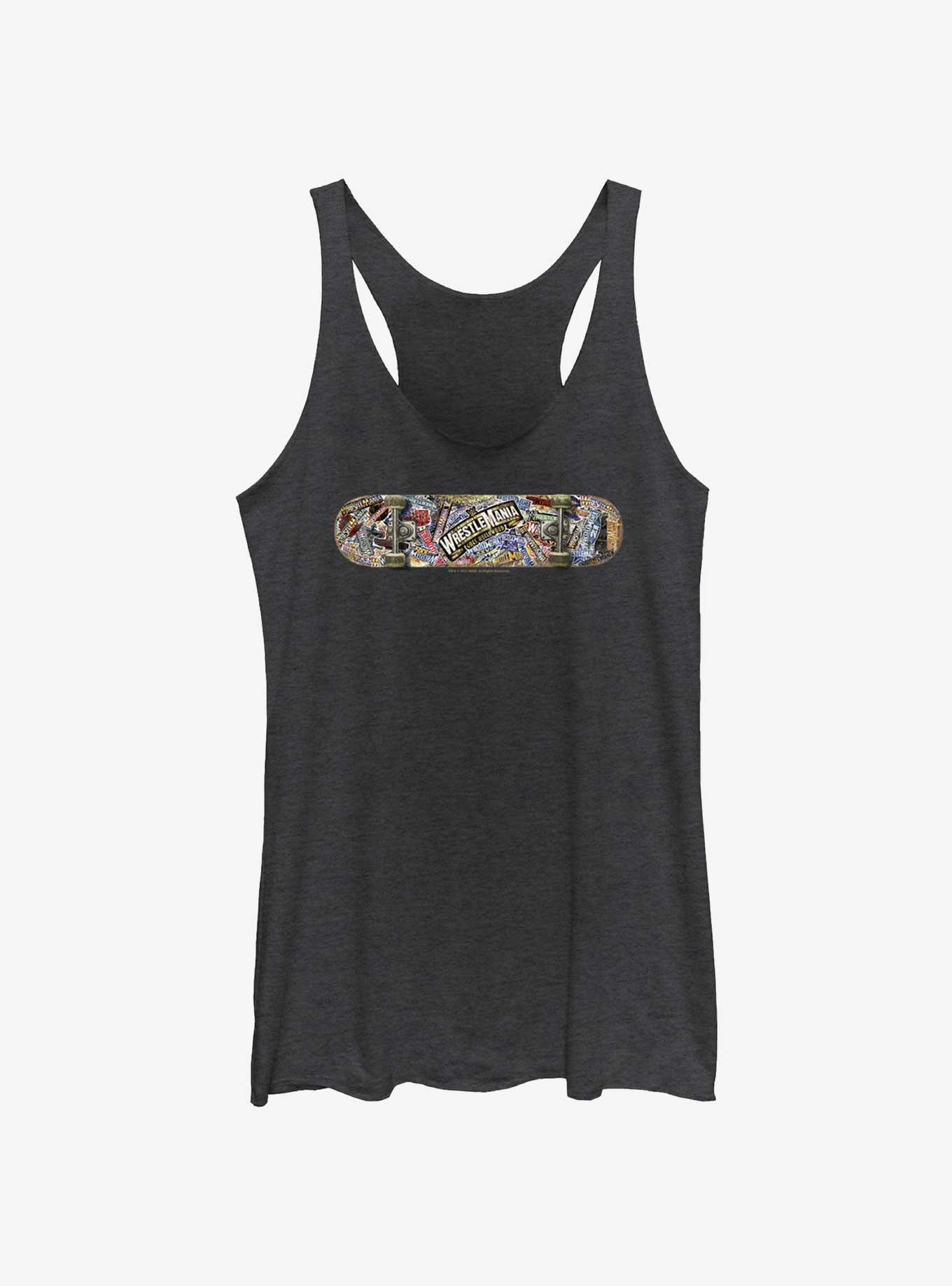 WWE WrestleMania 39 Goes Hollywood Skateboard Womens Tank Top