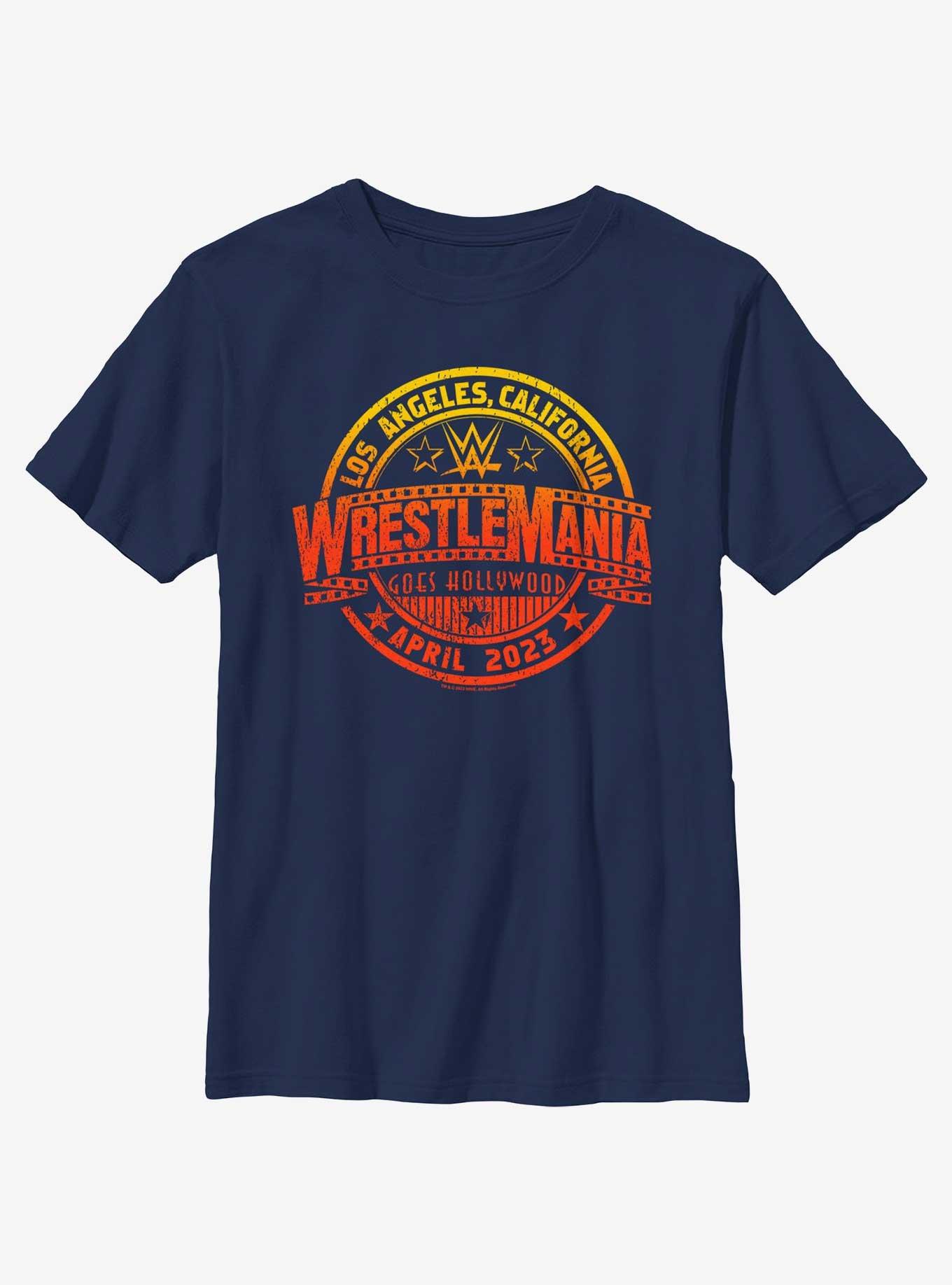 WWE WrestleMania 39 Goes Hollywood Icon Youth T-Shirt