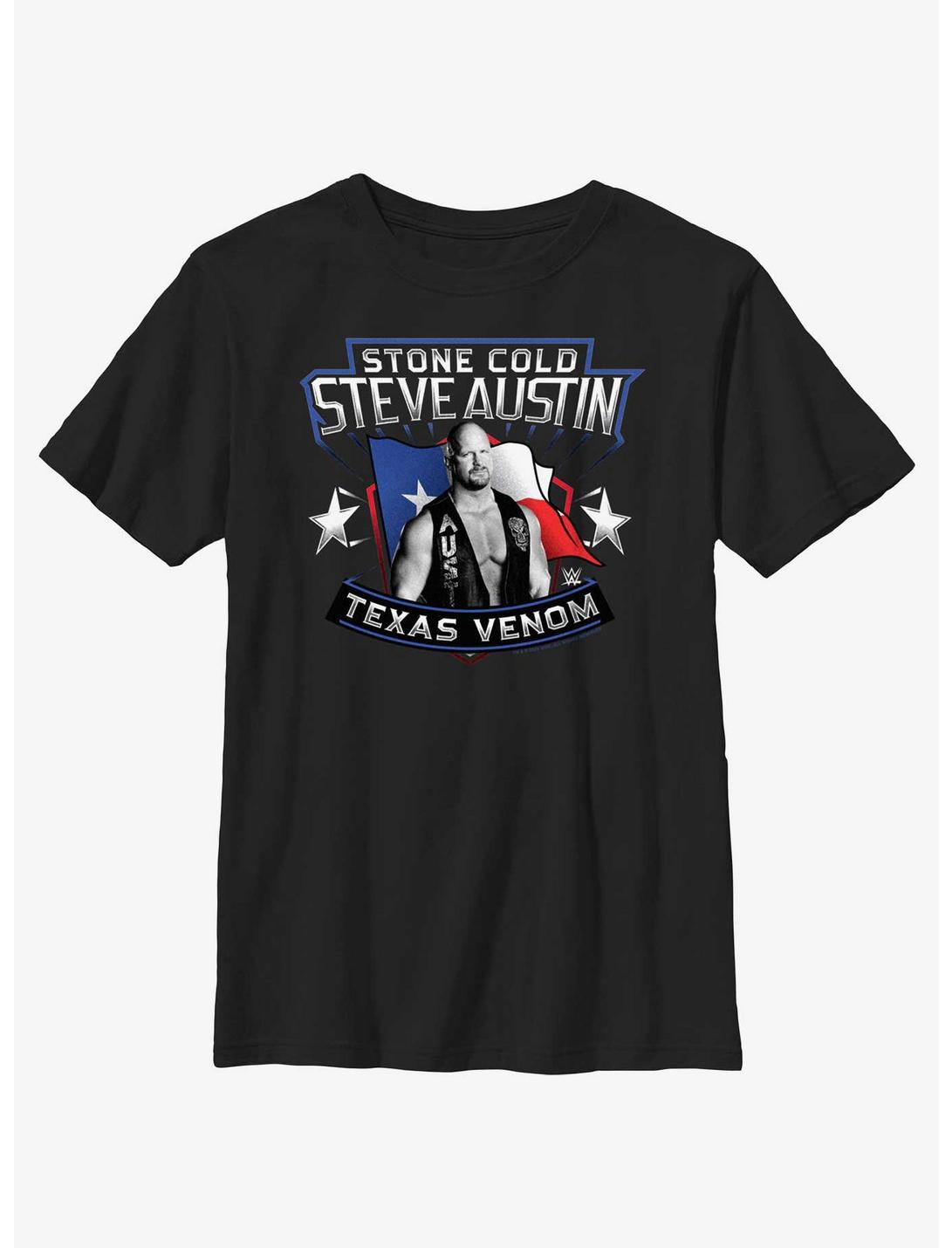 WWE Stone Cold Steve Austin Texas Venom Youth T-Shirt, BLACK, hi-res
