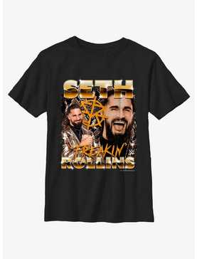 WWE Seth Freakin Rollins Collage Youth T-Shirt, , hi-res