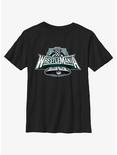 WWE WrestleMania XL Logo Youth T-Shirt, BLACK, hi-res