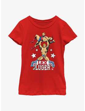 WWE Lex Luger Cartoon Style Youth Girls T-Shirt, , hi-res