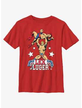 WWE Lex Luger Cartoon Style Youth T-Shirt, , hi-res