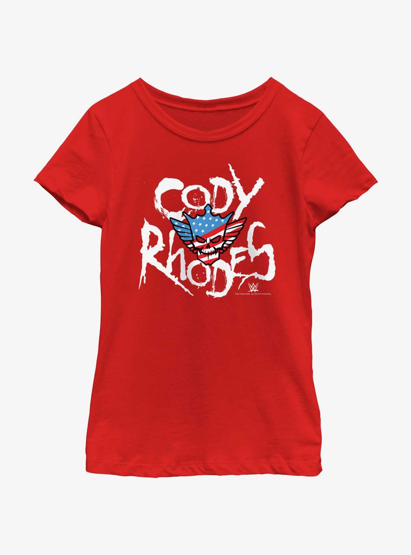 WWE Cody Rhodes Name Logo Youth Girls T-Shirt