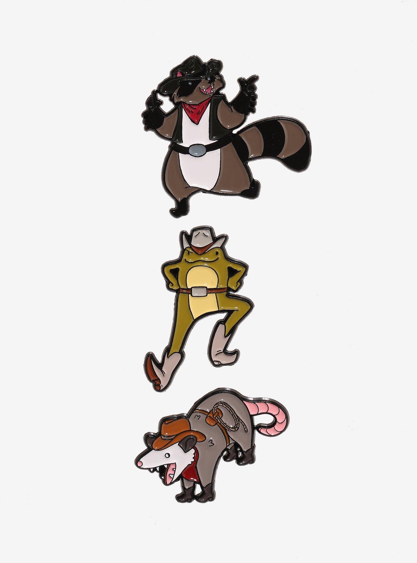 Cowboy Critters Enamel Pin Set, , hi-res