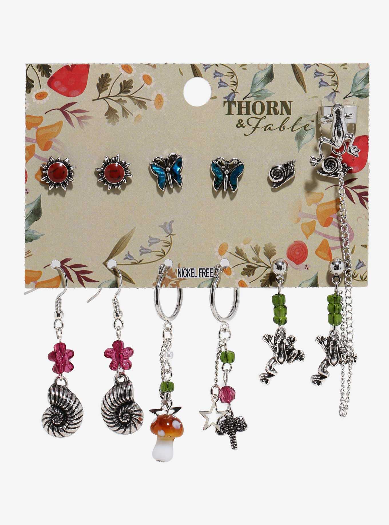Thorn & Fable Forest Animals Earring Set, , hi-res