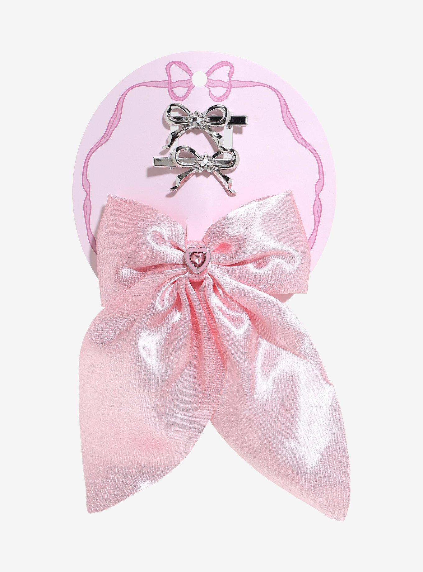 ISO HOT TOPIC SPENCERS  BOWS Pink & Mint Icing & Sprinkles Hair Bow Set | Hot Topic main image 4