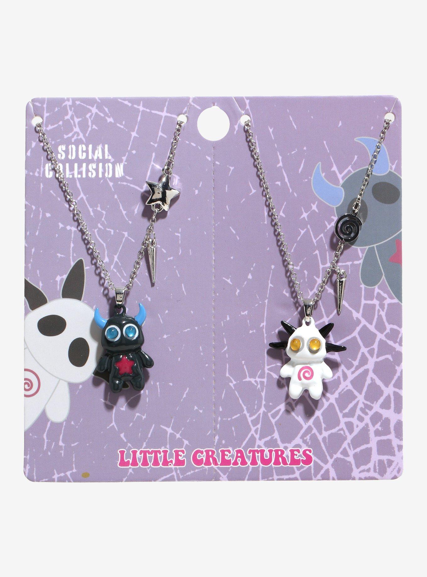 Social Collision Little Creatures Best Friend Necklace Set, , hi-res
