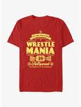 WWE WrestleMania 39 Get Your Tickets Hollywood T-Shirt, RED, hi-res