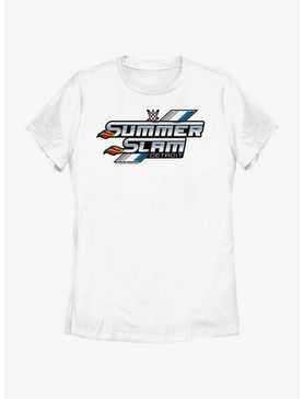 WWE Summerslam Detroit Outline Logo Womens T-Shirt, , hi-res