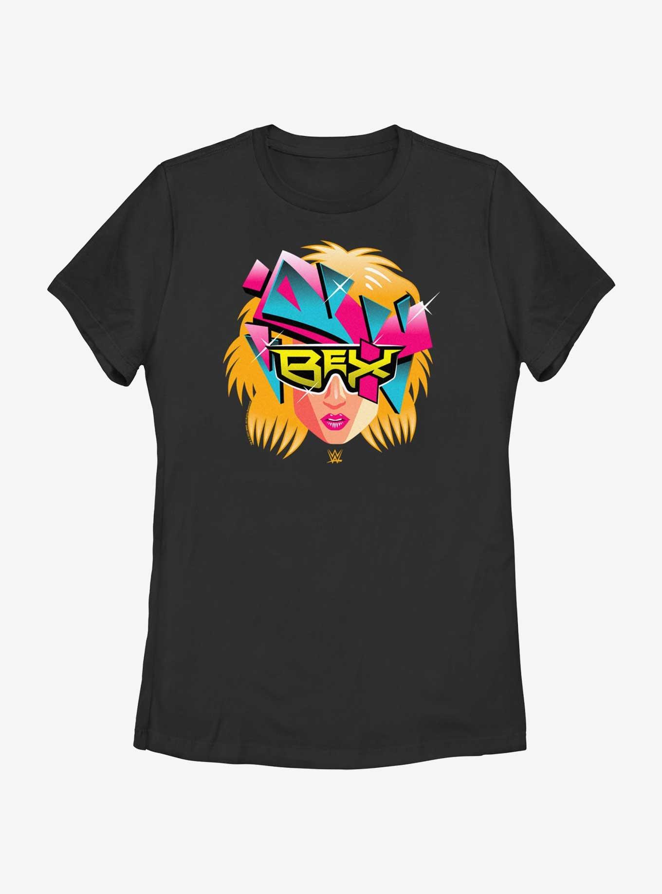 WWE Big Time Bex Becky Lynch Womens T-Shirt, BLACK, hi-res