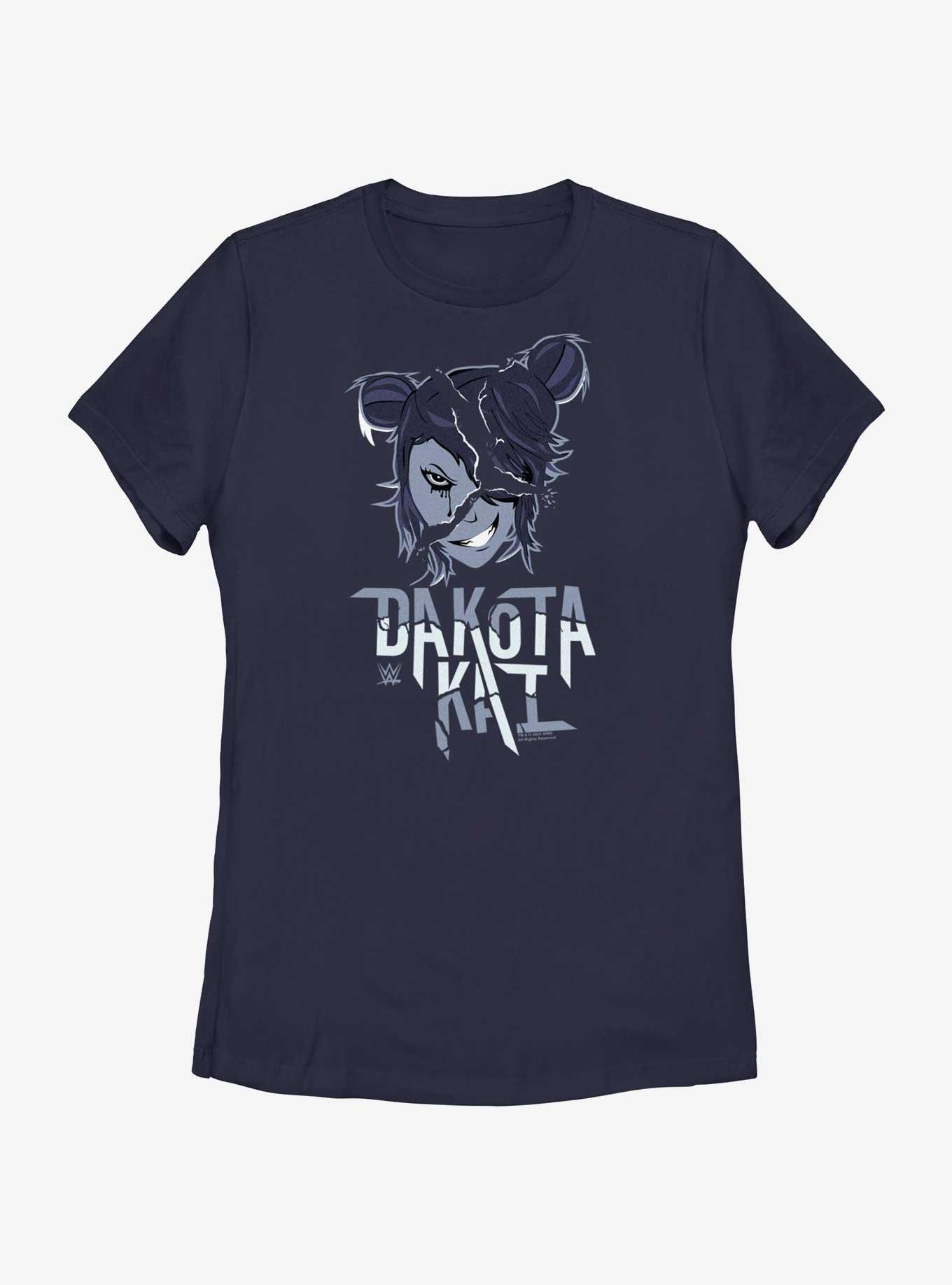 WWE Dakota Kai Cartoon Style Womens T-Shirt