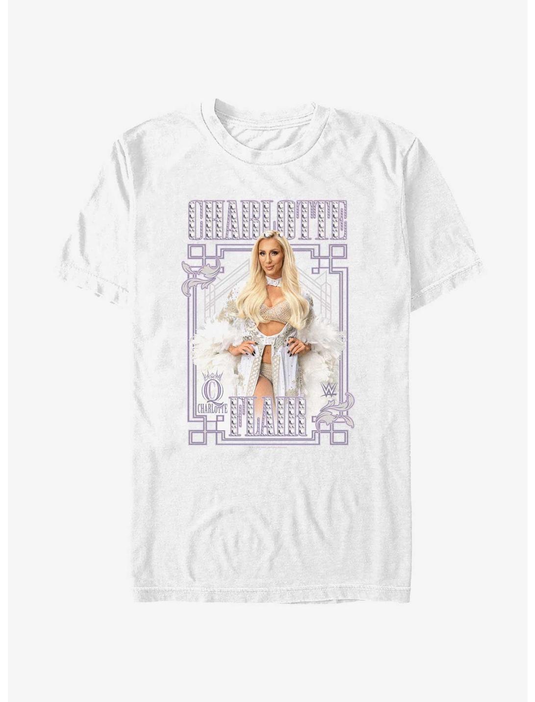 WWE Charlotte Flair Portrait T-Shirt, WHITE, hi-res