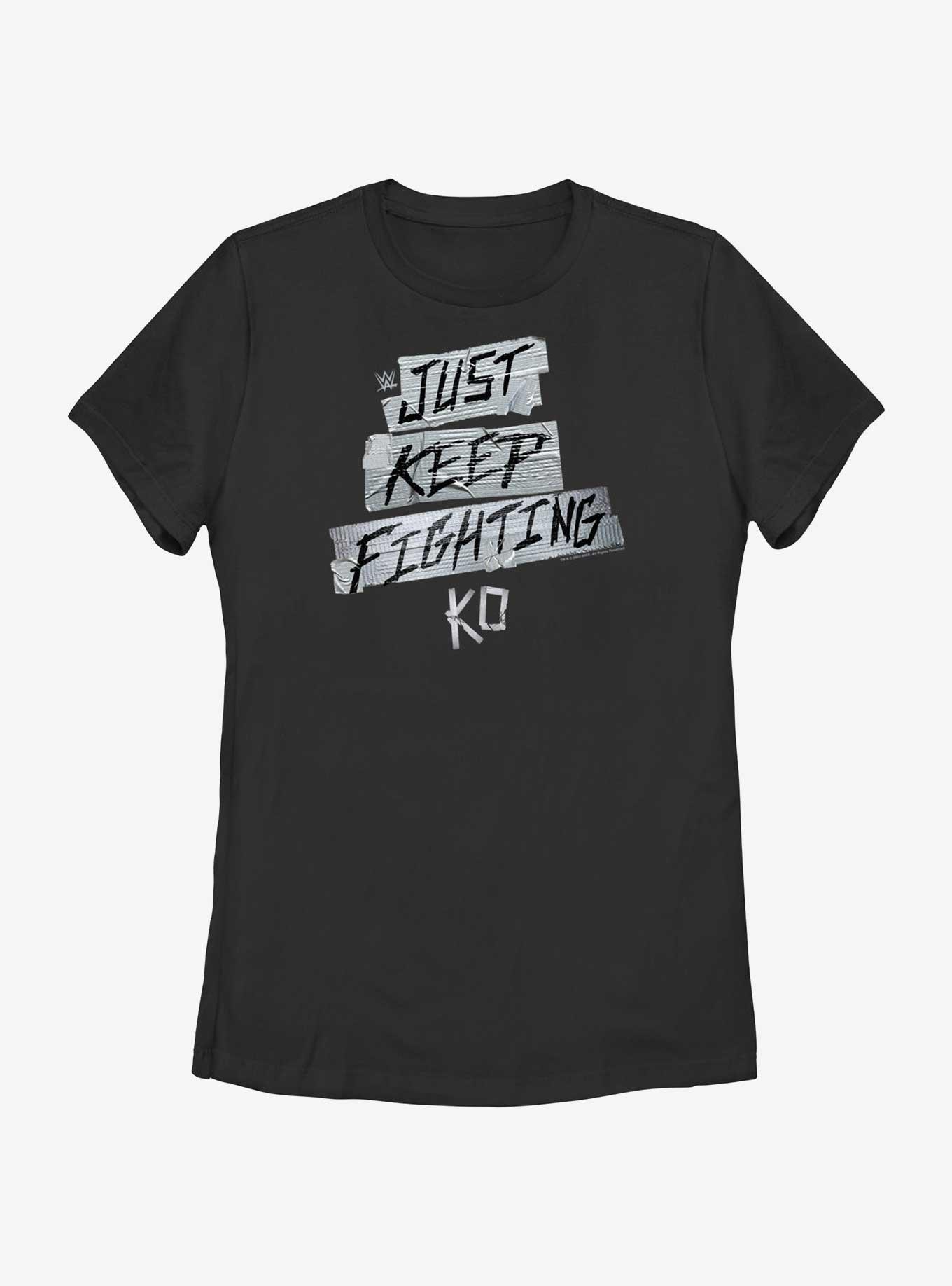 WWE Just Keep Fighting KO Womens T-Shirt